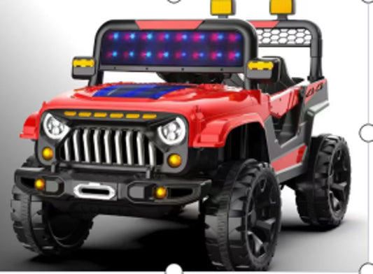 2-Seater Electric Ride-On Jeep for Kids Model Thar#528 Battery Operated Remote Control Painted Color