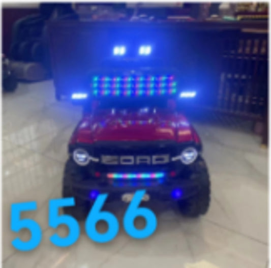 2-Seater Electric Ride-On Jeep for Kids Ford (5566) Battery Operated Remote Control Painted Color