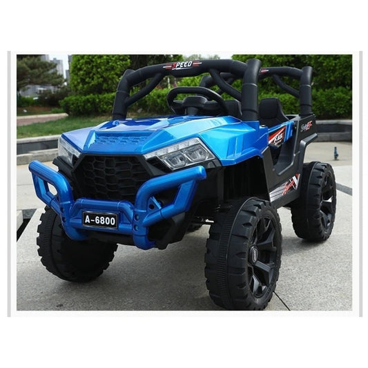 A-6800 Kids Ride On Car, Battery Operated Remote Control and Swing (Painted)