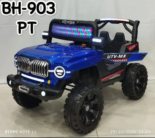 2-Seater Electric Ride-On Jeep for Kids Model# 903 Battery Operated Remote Control Painted Color