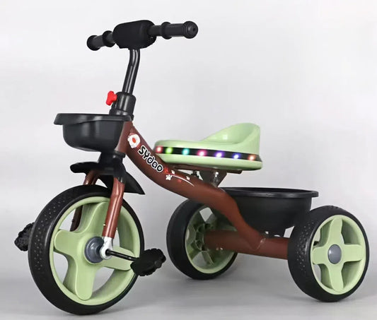 Tricycle M1065 Model With Handle For Kids With Light & Music By Seven One (Imported}