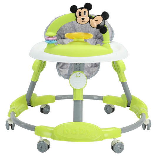 Kids Walker with Fiber Trey, Mickey Round Baby Walker Foldable BLK621