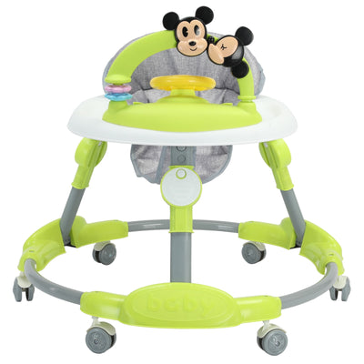 Kids Walker with Fiber Trey, Mickey Round Baby Walker Foldable BLK621
