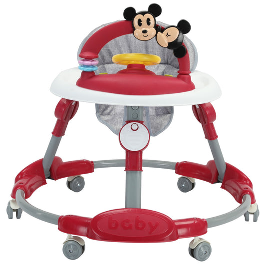 Kids Walker with Fiber Trey, Mickey Round Baby Walker Foldable BLK621