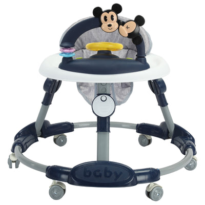 Kids Walker with Fiber Trey, Mickey Round Baby Walker Foldable BLK621
